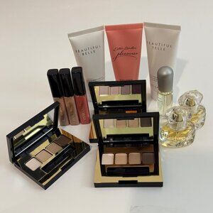 assortments of new Estee Lauder cosmetic supplies